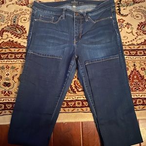 skinny stretch New York & co size 10 tall jeans